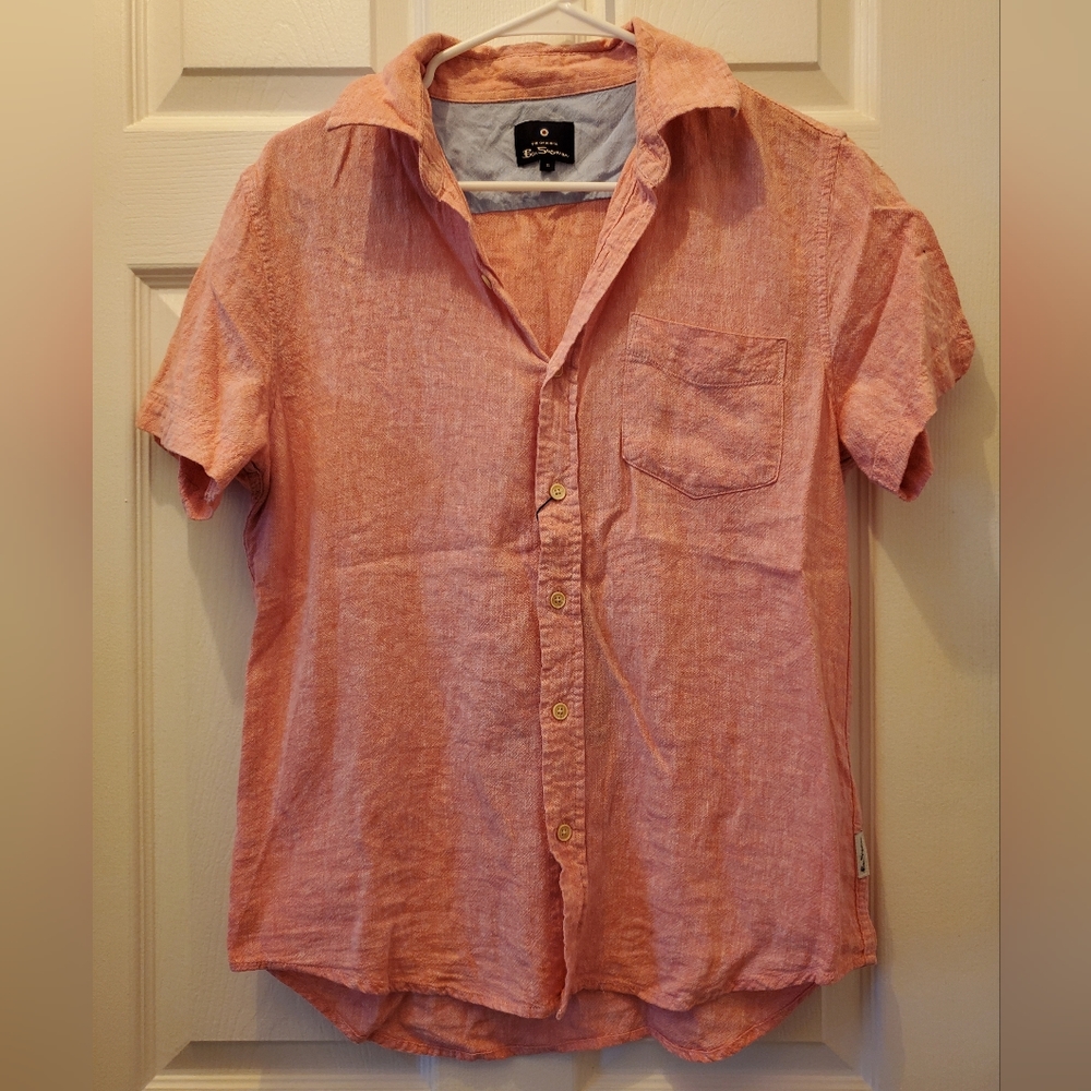 Men's Ben Sherman Linen Shirt NWT